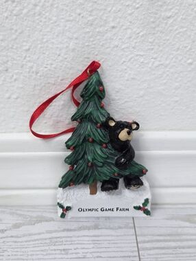 Olympic Game Farm Bear Tree Christmas Ornament